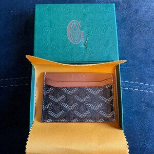 goyard saint sulpice card holder brown